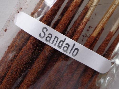 20 sticks Sandalwood Incense Handrolled in Mexico Long Duration 1.5 hours