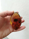 Unique patterns in Mexican Amber 47g Nice Round shape pendant