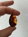 Cognac red Mexican Amber 8.1g Nice Round shape pendant