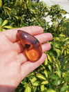 Clear Blue Green Mexican Amber 15g Nice Drop Shape Pendant