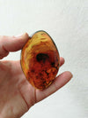 Unique patterns in Mexican Amber 47g Nice Round shape pendant