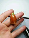 Mexican Amber 5g fully polished pendant with drop shape