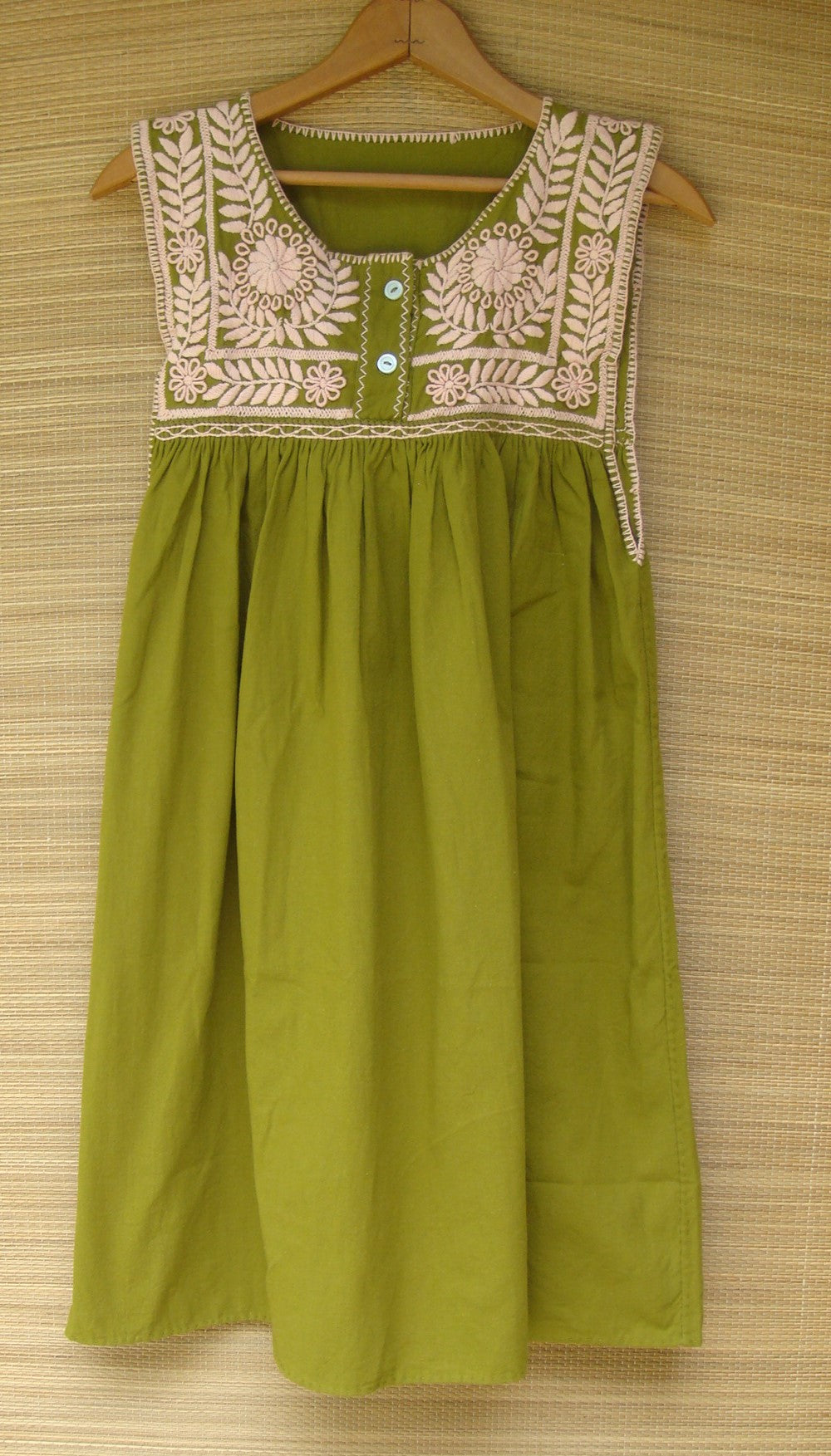 Mexican linen hot sale dress