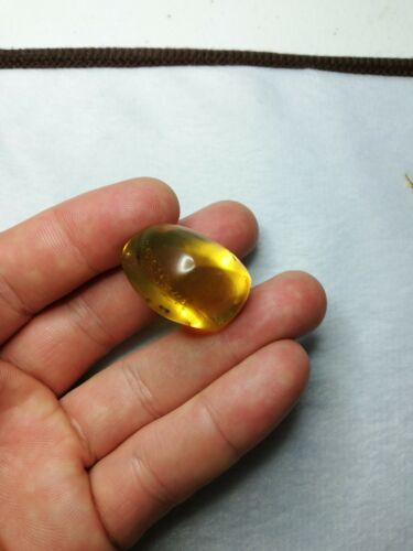 Mexican Amber 5.6g fully polished pendant cabochon