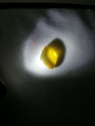 Mexican Amber 4.1g fully polished cabochon pendant