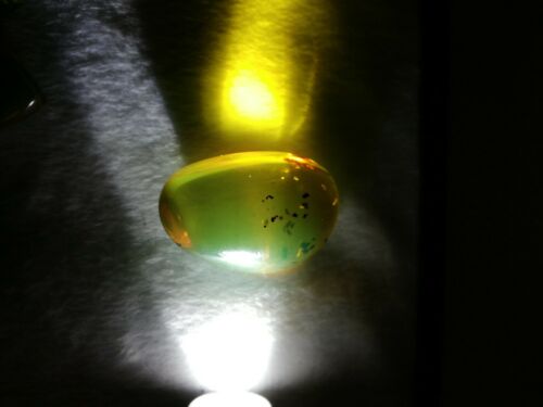 Clear blue green Mexican Amber 13.7g Nice Round shape pendant