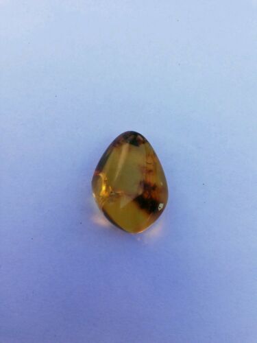 Clear Mexican Amber 8.2g fully polished pendant