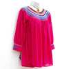 Mexican Women's Peasant Blouse Boho Hand Embroidery from Chiapas S