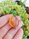 Mexican Amber 4.1g fully polished cabochon pendant