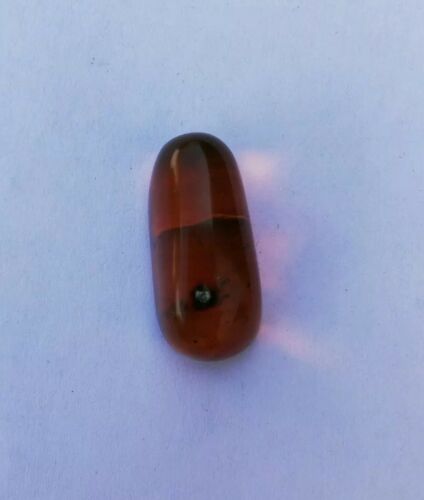 Red cognac Mexican Amber 3.1g fully polished pendant cabochon