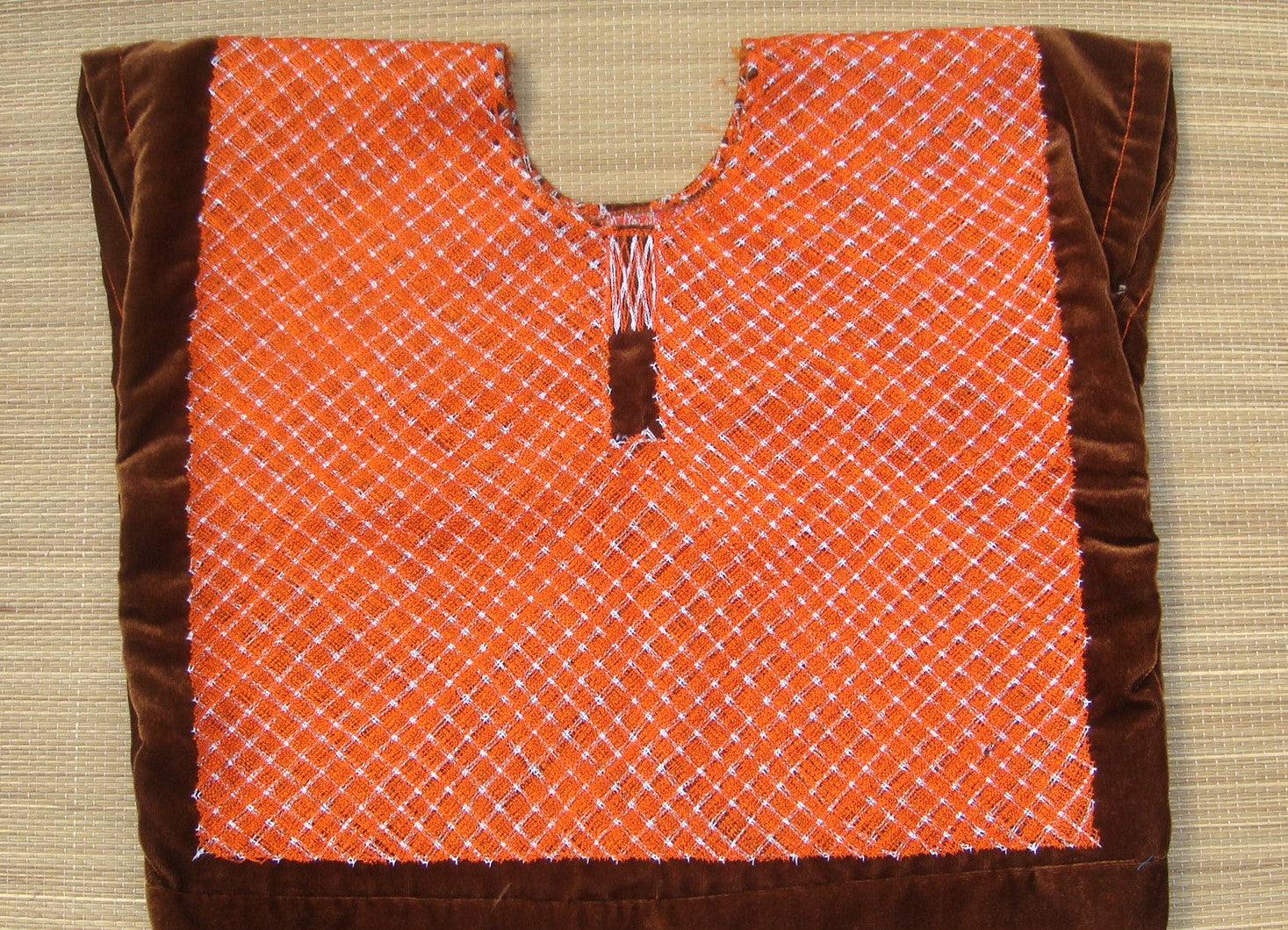 Mexican Tehuana Blouse Vintage Frida Kahlo style Embroidered Oaxaca Mexico