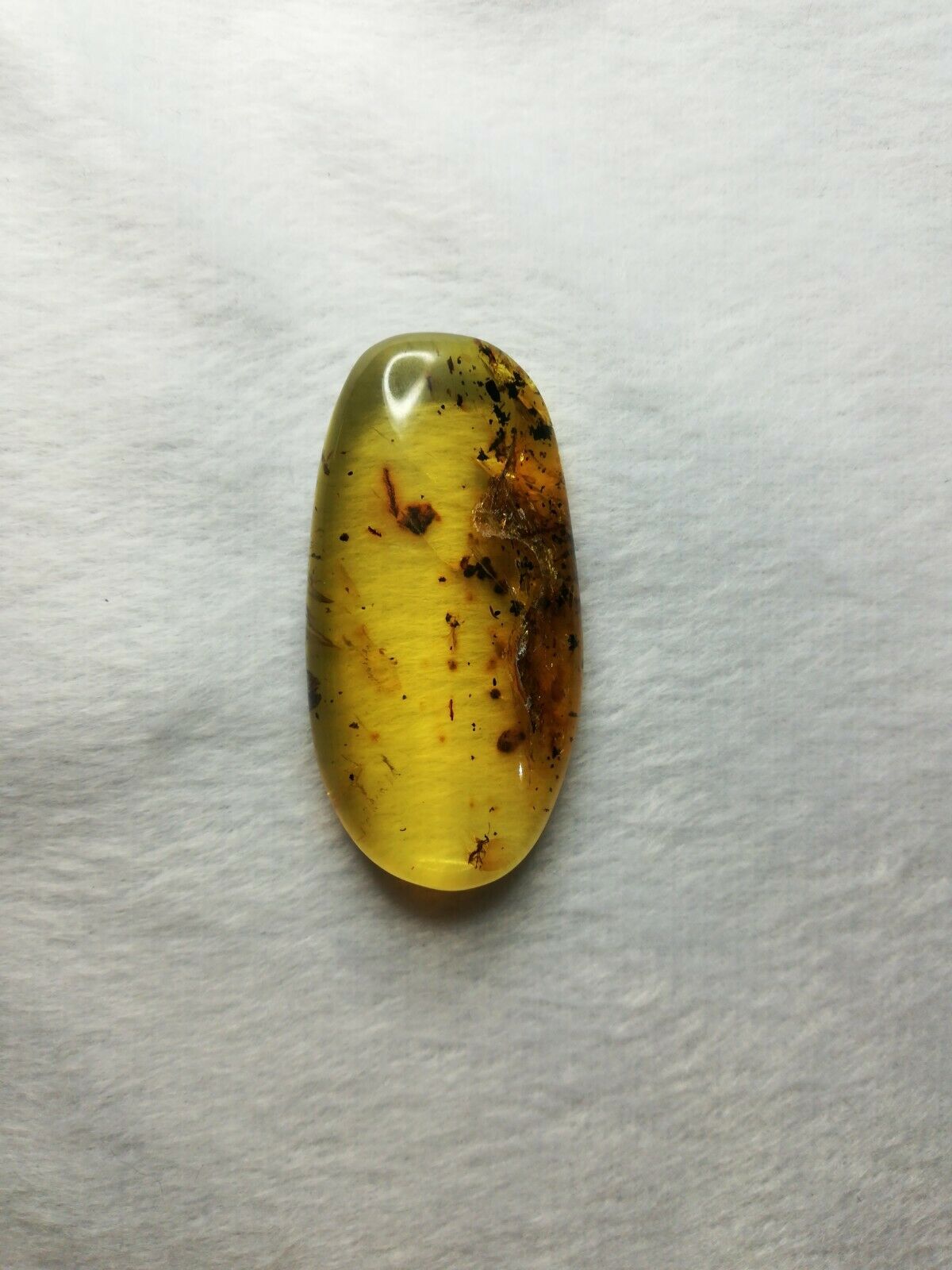 Clear Mexican Amber 10g Pendant shape fully polished