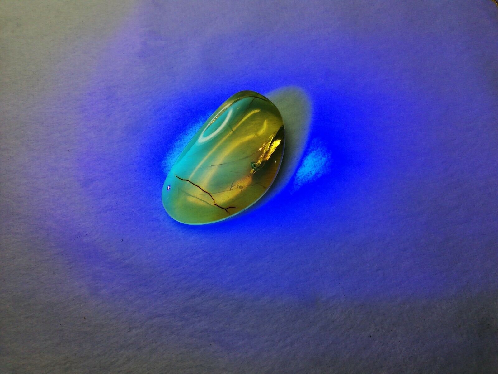 Clear Mexican Amber 10g fully polished with enhydro