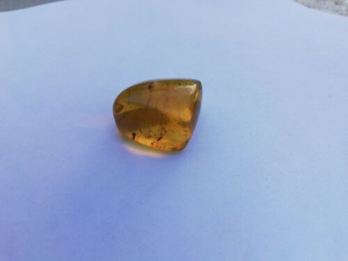 Full Polished Mexican Amber 6.7g blue green gem