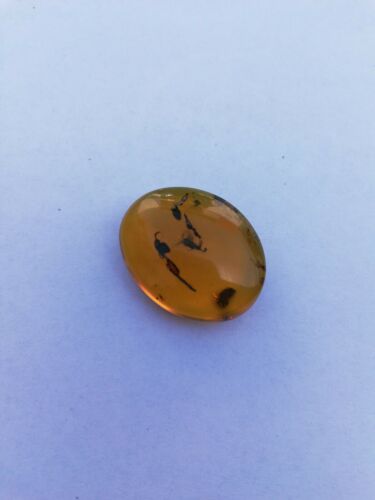 Mexican Amber 4.2g fully polished cabochon pendant