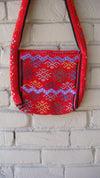 Mexican Bag Satchel Handwoven Chiapas Mayan woolen and cotton