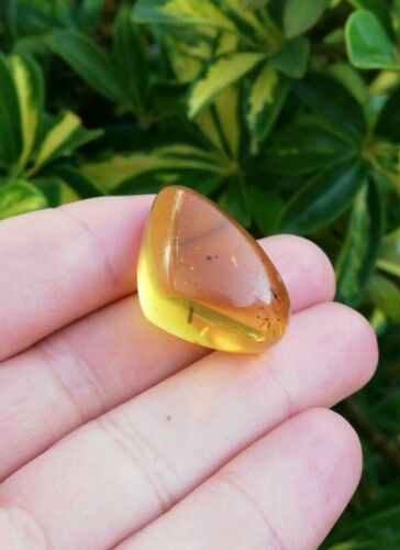 Mexican Amber 5.6g fully polished pendant cabochon