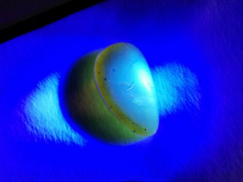 Good Shape Clear pendant blue green Mexican Amber 18.3g