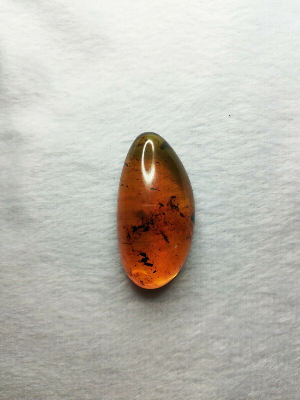 Honey Mexican Amber 9g fully polished cabochon pendant
