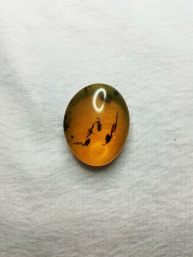 Mexican Amber 4.2g fully polished cabochon pendant