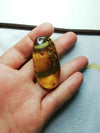 Clear Mexican Amber 10g Pendant shape fully polished