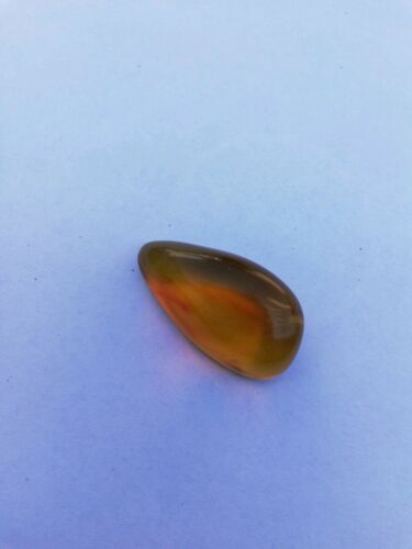 Mexican Amber 5g fully polished pendant with drop shape