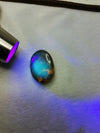 Mexican Amber 5.1g fully polished blue green gem