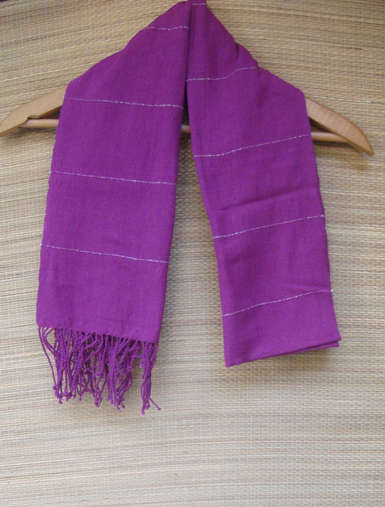 Rebozo Shawl Handwoven Cotton from Mexico