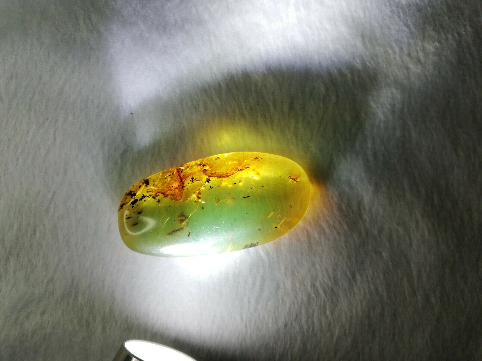 Clear Mexican Amber 10g Pendant shape fully polished