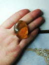Honey Mexican Amber 9.6g fully polished cabochon pendant