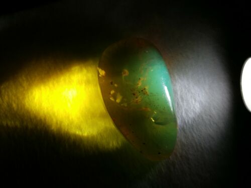 Good Shape Clear pendant blue green Mexican Amber 18.3g