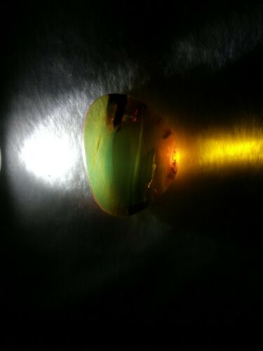 Red skin green Mexican Amber 10.3.g natural full polished