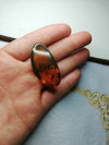 Honey Mexican Amber 9g fully polished cabochon pendant