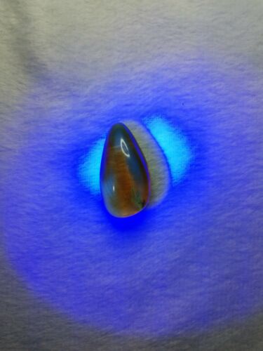 Mexican Amber 5g fully polished pendant with drop shape