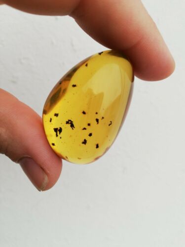 Clear blue green Mexican Amber 13.7g Nice Round shape pendant