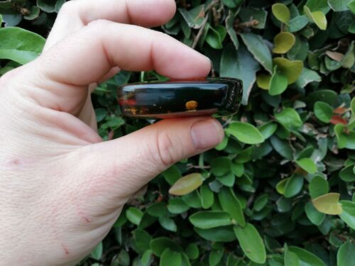 Red green Mexican Amber 31.8g natural full polished