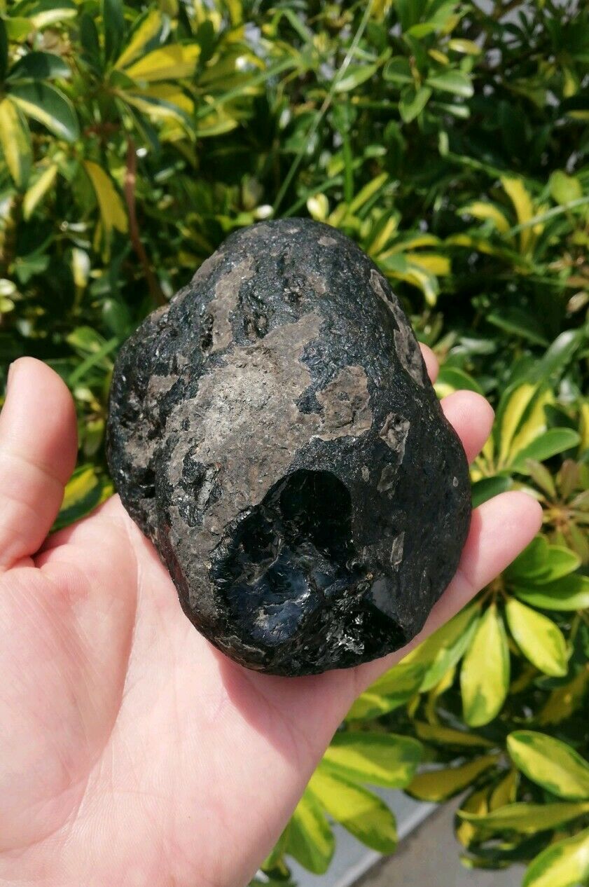 Rare dark blue green Mexican Amber 280g good shape