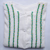 Mexican Peasant Blouse Huipil with Flowers Embroidery M, L