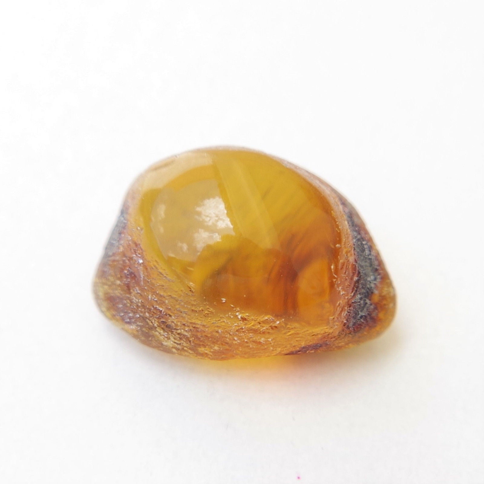 Green Mexican Amber Stone Top Quality AAA Window Polished 5.1g from Chiapas