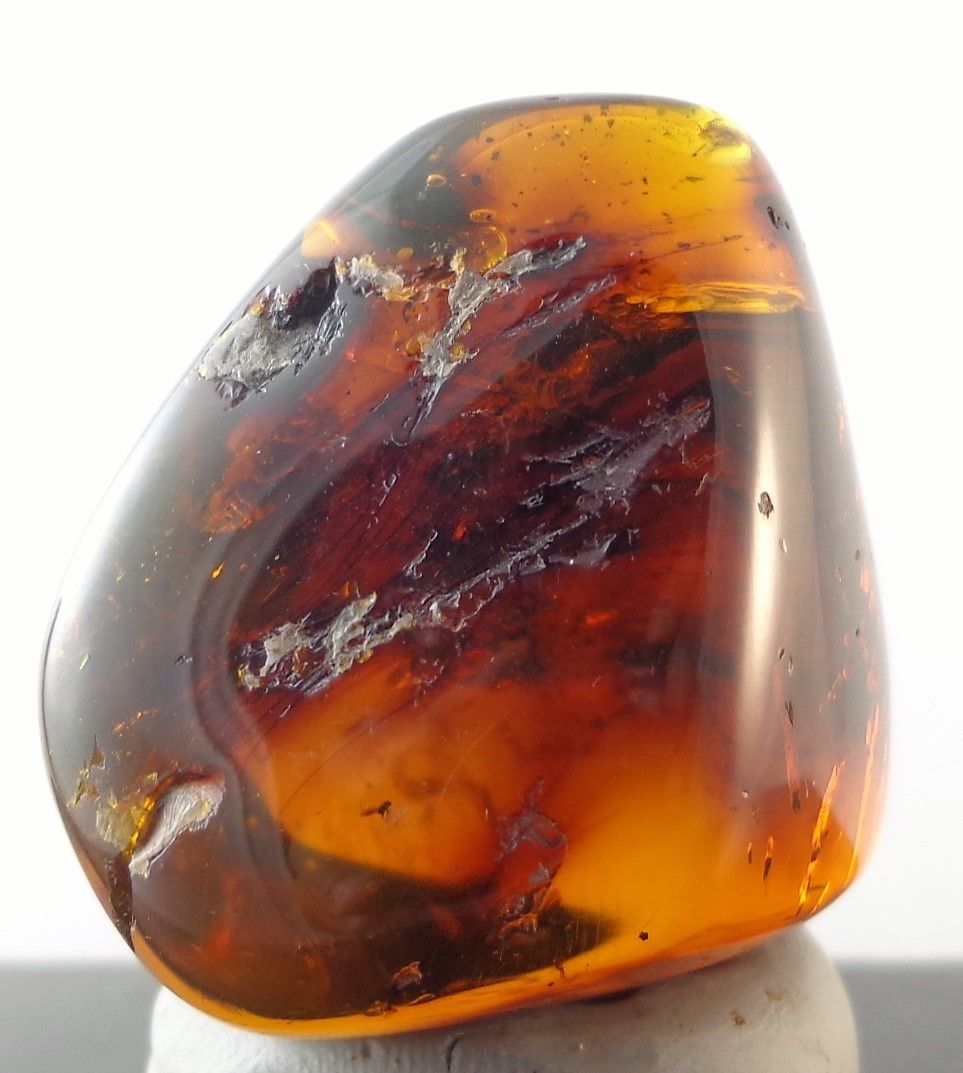 Red Green Mexican Amber Full Polished 20.5g