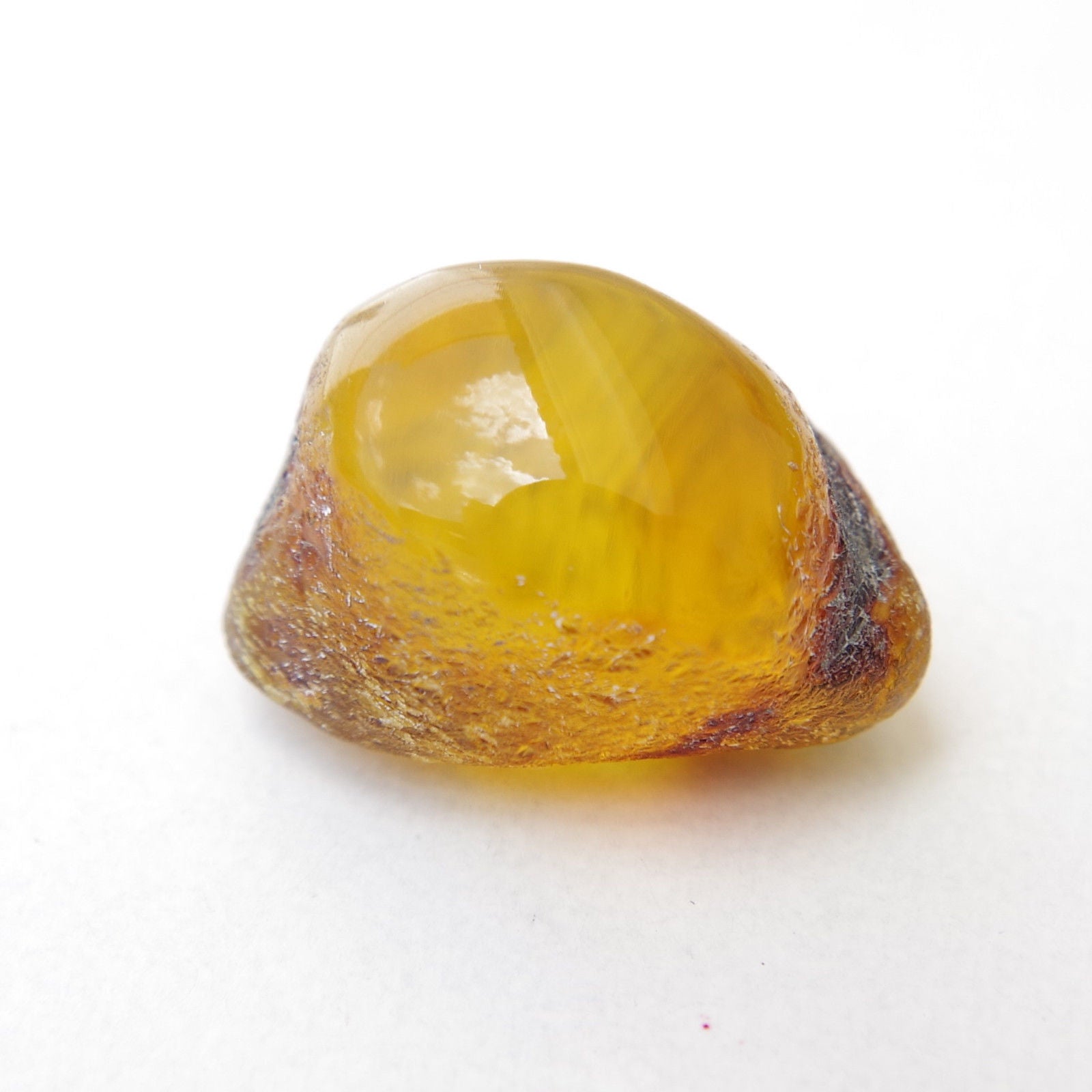 Green Mexican Amber Stone Top Quality AAA Window Polished 5.1g from Chiapas