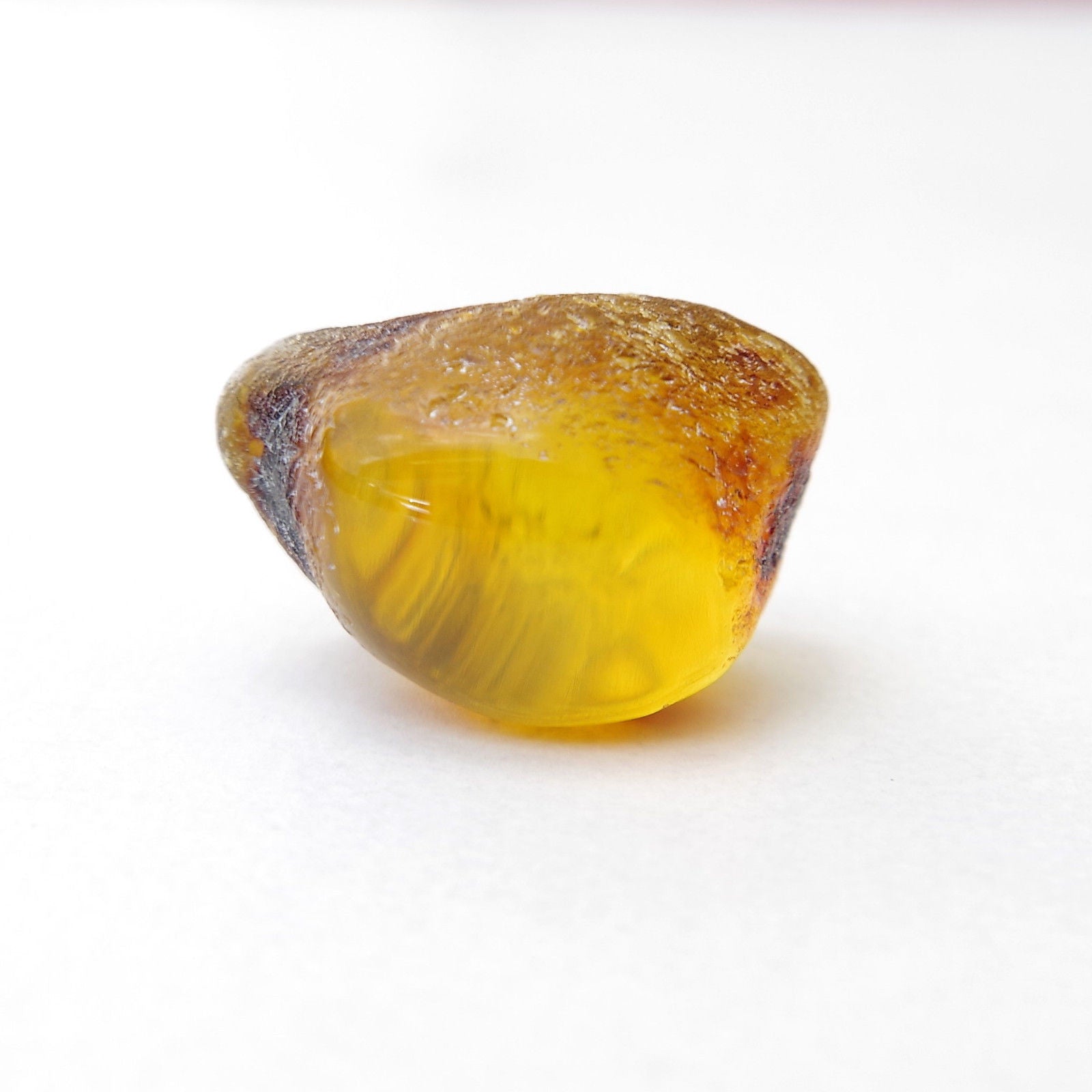 Green Mexican Amber Stone Top Quality AAA Window Polished 5.1g from Chiapas