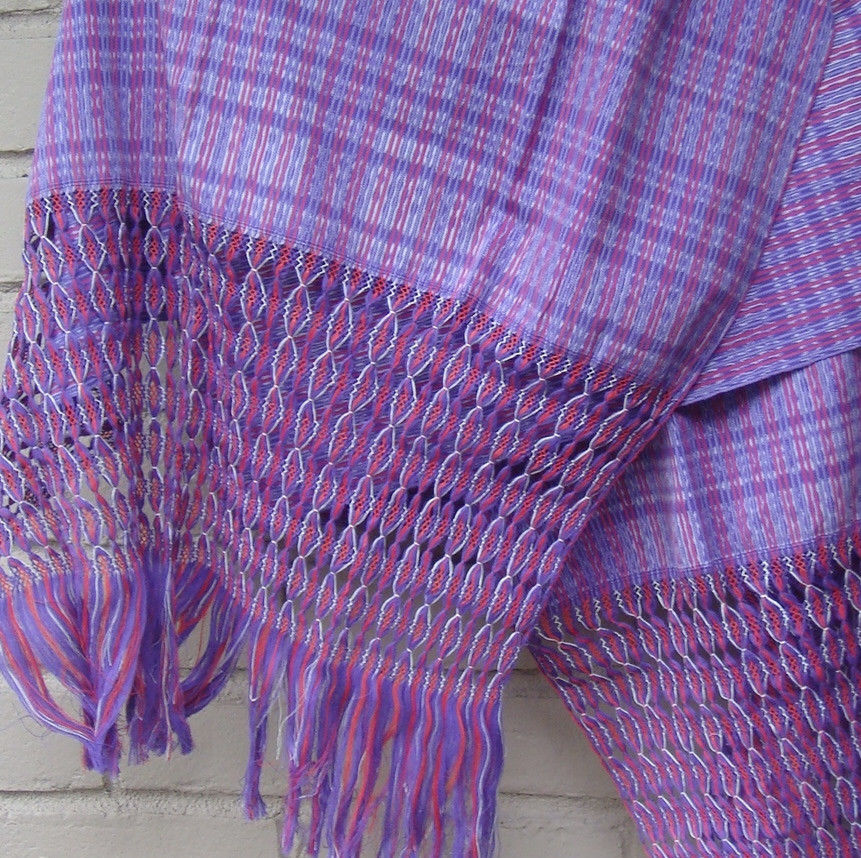Mexican Women's Accessories Rebozo Shawl Wrap Pareo Scarf Runner From Tenancingo