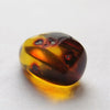 Red Green Mexican Amber Stone Full Polished Great Clarity 3.6g from Chiapas